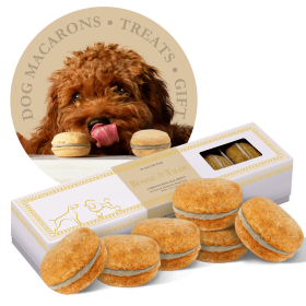 Dog Macarons - Count of 6 (Dog Treats | Dog Gifts)