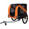Large Folding Bike Trailer for Dogs â€“ 120LB Capacity All-Terrain Pet Carrier, Durable Steel Frame for Cycling, Jogging, Camping & Outdoor Adventures